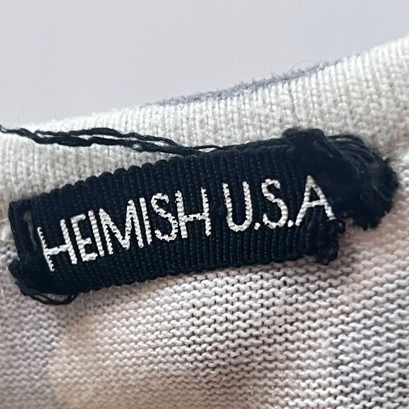 Heimish USA Women's Large Leopard Print Keyhole V-Neck Short Sleeve Tunic Top - Picture 5 of 6